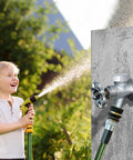 Heavy Duty Metal Vacuum Breaker Repair Kit for Traditional Anti Siphon Frost Free Sillcock Valves Universal Fit in use outdoor