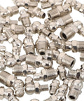 Top Tier 45Pcs Carbon Steel Metric Grease Fitting Kit With M6 M8 M10 Zerk Nipples And Angled Elbows For Auto Garage And Heavy Machinery Maintenance Work carbon steel zerk fittings