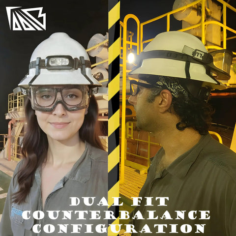 Must Have On The Job Multipurpose Full Brim Hard Hat Clips And Hooks For Headlamps And Safety Goggles 2 In 1 Helmet Accessory
