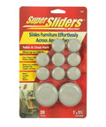 White Rubber Screw On Furniture Bumpers 7/8 Inch Anti Scuff Chair Leg Caps Slide Like Butter Smooth Floor Protectors Protect Hardwood package with various sizes