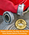 Straight Up Secure White Flat Fire Sprinkler Head Covers 4 Pack Galvanized Steel Guard Caps on red fire hose