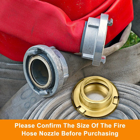 Straight Up Secure White Flat Fire Sprinkler Head Covers 4 Pack Galvanized Steel Guard Caps on red fire hose