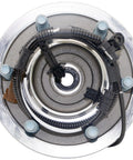 Front view of Front Wheel Bearing And Hub Assembly For Select Ford Models Drop In Replacement With Precision Fit And Durable OE Quality Components