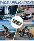 Top Quality 06B Offset Half Link Roller Chain Master Connectors DIN ISO Standard 9.525mm Pitch for motorcycles and bikes.