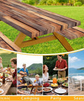Beast Waterproof Outdoor Picnic Table Cover With Bench Covers 3 Piece Set Reusable Elastic Fitted Drawstring Bag for RV Camping