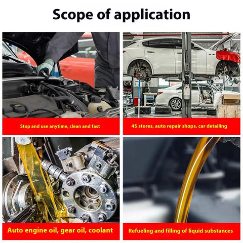 Scope of application for Super Cool 5L Gear Dispensing Machine For Efficient Workshop Fluid Extractor Tool in various auto services.