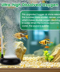 2 Inch Nano Air Stone Disk Kit For Aquarium Bubbler With Control Valve Check Valve And Suction Cups Ultra Fine Bubbles In Fish Tank