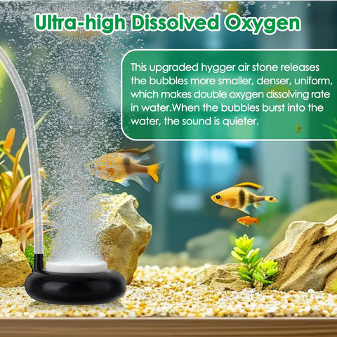 2 Inch Nano Air Stone Disk Kit For Aquarium Bubbler With Control Valve Check Valve And Suction Cups Ultra Fine Bubbles In Fish Tank