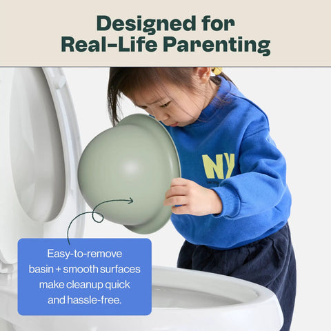 Super Durable Three In One Toddler Floor Potty With Secure Step Stool And Leak Resistant Trainer Seat Makes Potty Training Hella Smooth For Little Ones Ages 18 Months Plus