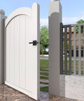 Heavy Duty Double Sided Self Locking Gate Latch For Outdoor Fences And Gates Right In Swing Design Built In Spring