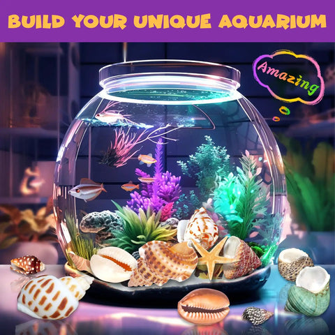 Ocean Fossil Dig Kit For Kids Dig Up Real Shells And Seasnails Excavation STEM Marine Biology And Geology Science Toy 20 Plus Fossils Hidden In A Coral Shaped Dig Brick Educational Hands On Discovery Gift For Boys And Girls Ages 6 And Up, coral aquarium image