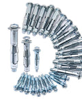 Heavy Duty Hollow Wall Anchors With Screws Kit, Carbon Steel Zinc Plated Molly Bolts For Drywall And Plaster, assorted sizes