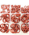 All-In-One Silicone O Ring Kit 225 Pieces In 15 Metric Sizes VMQ Sealing Gasket Set With Red Storage Box For DIY And Automotive Repairs
