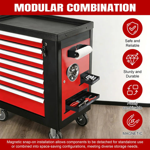 Rock Solid Magnetic Tool Organizer Trays With Soft Rubber Base Built Tough For Garage Workbenches Holds Wrenches Power Tools And Fasteners Without Scratching Surfaces