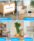 Self Adhesive Caster Wheels 360 Degree Rotating Swivel Castors 1 Inch Steel Universal Wheel Appliance Sliders for furniture like nightstands, trash cans, bookshelves, pot plants, and storage boxes.