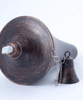 Detail of bronze torch head and snuffer from Oahu Tiki Style Outdoor Torches Set Of 4 53 Inch Tall With Snuffer Fiberglass Wick And 16oz Oil Lamp For Deck Patio Lawn Garden Luau Vibe Brushed Bronze