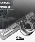 Garage Grade 12 Pair Exhaust Manifold Stud And Heavy Duty Nut Bolt Kit Upgrade M10 X 48mm Real Deal Steel close-up of stud and nut