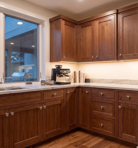 Wooden kitchen cabinets with Ten Pack Polished Chrome Round Mushroom Cabinet Knobs One And One Quarter Inch Diameter With Screws Included