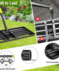Heavy Duty Lawn Leveling Rake With 5 Ft Adjustable Handle 30 X 10 Inch Levelawn Tool in garden with stainless steel features
