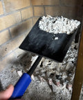 15 Inch Fireplace Ash Shovel With Wider Head For Quick Cleanup Heavy Duty Manganese Steel Scoop in fireplace with ash