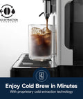 Explore Espresso Machine With Cold Brew And Milk Frother One Touch 50 Plus Drinks Built In Grinder Smartphone Compatible