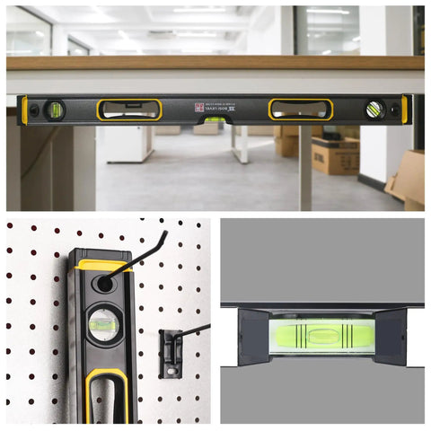 Heavy Duty 32 Inch Magnetic Bubble Level With Boss Level Magnet Grip And Kickass Aluminum Body For Ninja Level Accuracy On Every Diy Renovation Gig Or Construction Project