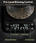 Barista Grade Coffee Scale With Timer 3Kg Capacity 0.1g Precision Rechargeable Digital Scale 3 Brew Modes display