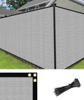 4 Foot By 25 Foot Fence Privacy Screen Heavy Duty Windscreen Fencing Mesh Shade Net Cover For Outdoor Wall Backyard Patio Deck And Porch Grey