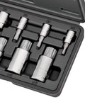 Pro Grade 10 Piece XZN Triple Square Socket Set M4 To M18 In S2 CrV Steel in storage case for VW Audi BMW Mercedes Porsche