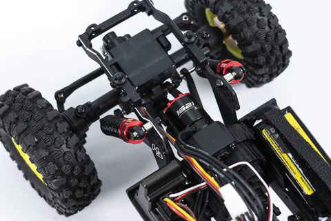 1/18 RC Crawler Pro Juice Up Edition RTR With HBW Electronics, 2.4GHz 4CH Radio, waterproof 1621 outrunner detail