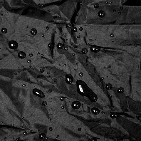 Water droplets on Heavy Duty Waterproof Sedan Car Cover 186 To 202 Inches With Driver Side Zipper UV Protection 210T Polyester