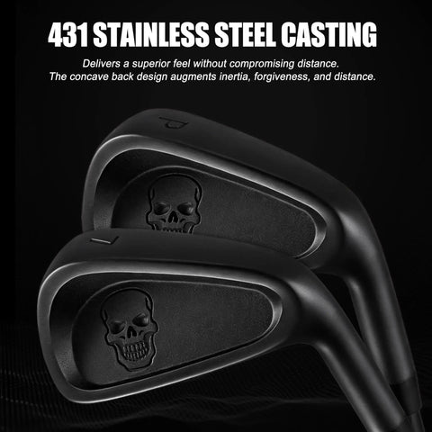 Forgiving cavity back design of 7 Iron Golf Club For Men Right Handed With Graphite Shaft, durable stainless steel head.