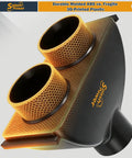 SplashPower 2.5 Inch Shop Vac Y Connector Splitter Dual Hose Adapter for Wet Dry Vacuum with durable ABS housing.