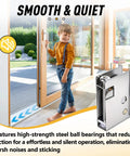 Sliding Patio Door Rollers 2-Pack For Pella Doors, 1-1/2 Inch Steel Ball Bearing, Adjustable Height Replacement in use