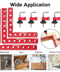 90 Degree Corner Clamps Set for Woodworking Aluminum Alloy Pro Grade Right Angle Clamps Kit for Cabinets and Picture Frames