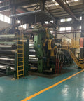 Industrial machine used for producing Personalized Conveyor Belt With Straight Warp Design Flame Retardant Heat Resistant And Oil Resistant Built To Last Heavy Duty Industrial Grade Belt With Custom Length And Easy Customization For Your Production Line in a manufacturing facility.
