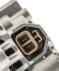 Close-up of a connector on 110 Amp 12V CW Alternator Replacement For Infiniti G35 Coupe 2003-2004, G35 2005-2006, FX35 2003-2008