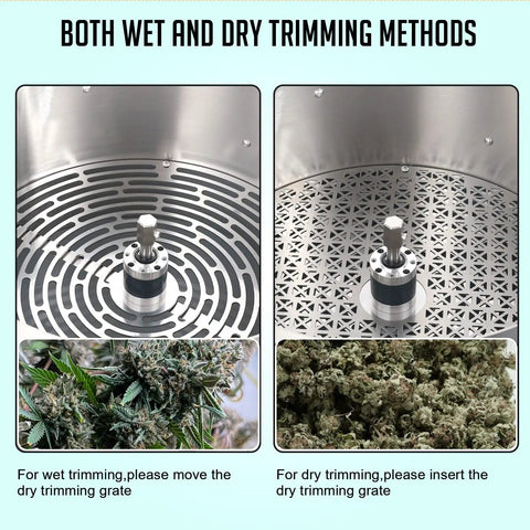 Top Shelf 16 Inch Electric Bud Trimmer For Wet Or Dry Work With Heavy Duty Brushless Motor 20 Speeds Quick Tabletop Build wet and dry trimming methods.