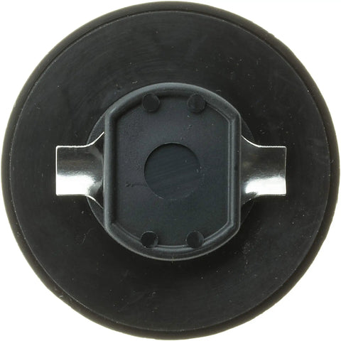 Top view of Engine Oil Filler Cap For Vehicles Black Heavy Duty Filler Cap Built For Long Life With Rust Resistance And Heat Protection Vehicle Specific Fit No Fuss Snap On Seal Keeps Oil System Sealed