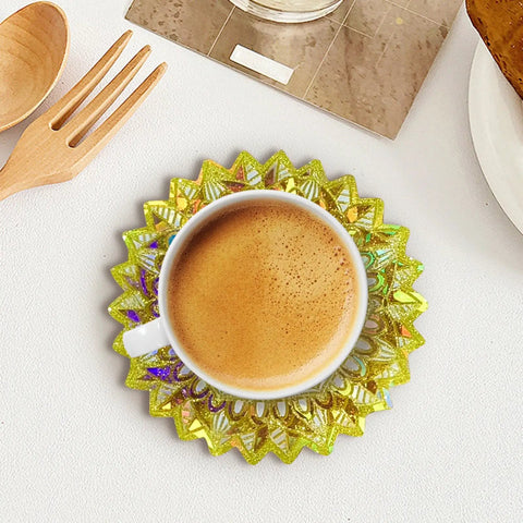 Durable Flexible Silicone Mold For Epoxy Resin Coasters And Cup Mats Built Different For Seamless Casting And Rock Solid DIY Crafting Gear Reusable Tool Perfect For Handmade Gifts And Custom Home Decor That Truly Levels Up Your Creative Hustle