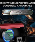 No Gas Shielding Flux Cored 0.035 Inch Stainless Steel MIG Wire E308LFC-O, 2 lb spool in welding machine with smooth arc