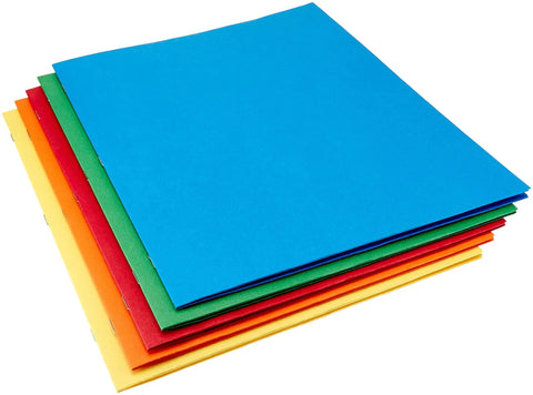 Legit Twin Pocket Folders With Strong Two Prong Fastener And Quick Business Card Slot Holds Letter Size Sheets In Fresh Assorted Colors For Zero Fuss Desk Sorting Solid Twenty Five Pack Keeping Your Files Neat And Ready For The Daily Grind