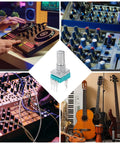 RK097N B5K 3Pin Sealed Linear Rotary Potentiometer in audio equipment and musical instrument setup