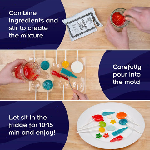 Space Gummy Candy Lab STEM Experiment Kit For Kids Make Space Themed Gummy Pops And Candies Explore Chemistry In Cooking