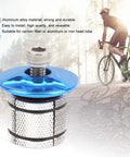 Premium Aluminum Expansion Screw Built Like A Tank Fits 23.5 To 25.8 Mm Tubes Solid Fork Standpipe Headset Hardware Swap Kit For Weekend Wheels Blue Coating on bike.