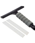 All Purpose Window Squeegee With Easy Grip Handle for Windshields Glass Mirrors and Shower Tiles with two extra blades