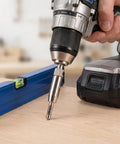 Beavorty Premium Steel And Carbide Tipped Electric Drill Pilot Bits For Cabinet Hinge Installations With Reinforced Guide Sleeve used in home workshop.
