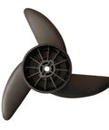 Pro Grade Three Blade Trolling Motor Propeller Kit For 55Lb, 62Lb, And 86Lb Thrust Motors, Durable Fiberglass Nylon, top view
