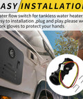 Water Flow Sensor Replacement For Gas Tankless Water Heaters And RV Water Heaters No Brainer Install Reliable Performance High Quality Materials Improves Flow Control And Heater Efficiency, RV tankless heater install