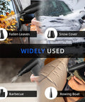 Widely used 3 in 1 Cordless Air Duster and Mini Vacuum with LED for leaves, snow, barbecue, and boat cleaning